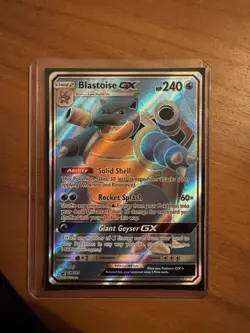 Pokemon TCG Blastoise GX Holo Ultra Rare SM189 Promo 2019 Foil - Image 1