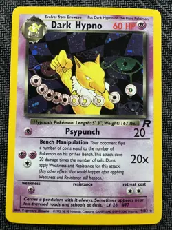 Dark Hypno 09/82 Team Rocket Unlimited Holo - Pokemon TCG - LP - Image 1