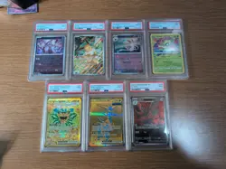 Graded Pokemon Bundle English PSA Seven Cards, Six 9s, One 8 - Image 1