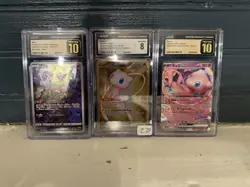 Lot Graded Pokemon Cards Holo Japanese English CGC pristine 10 MEW - Image 1