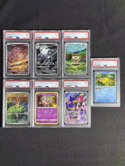 PSA English & Japanese Pokemon Graded Cards - 7 Card Lot - Image 1