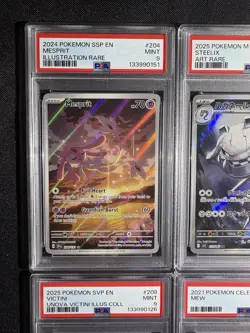 PSA English & Japanese Pokemon Graded Cards - 7 Card Lot - Image 2