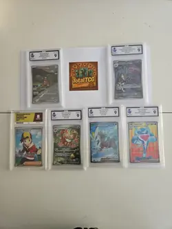 Pokemon Cards Bundle Joblot ×6 All Graded English Slabs - Image 1