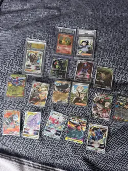 Pokemon Card Bundle! English Japanese And Chinese. 3 Graded Cards. Beckett Charm - Image 2