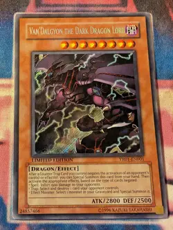 Van'Dalgyon the Dark Dragon Lord YR01 LP Yugioh - Image 1