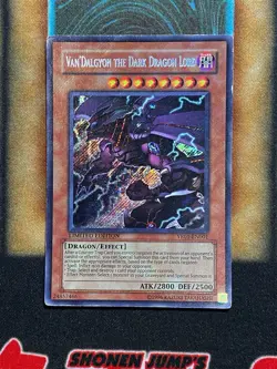 Yugioh Van’Dalgyon The Dark Dragon Lord YR01-EN001 Secret Rare MP - Image 1