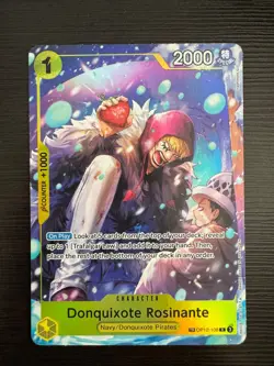 Donquixote Rosinante One Piece TCG TR OP-12-108 Trearure Rare Holofoil - Image 1