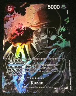SP Kuzan OP10-082 SR One Piece Card Game Legacy Of The Master (OP12 SP) Alt Art - Image 3