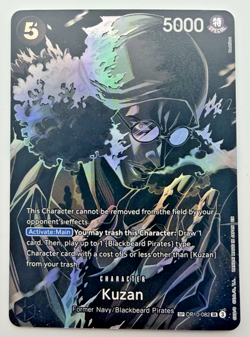 Kuzan OP10-082 SR One Piece Card Game Legacy Of The Master OP12 SP Alt Art MINT - Image 1