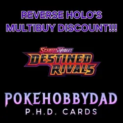 Pokemon Card - Destined Rivals reverse Holo Singles - Select Your Card - Image 1