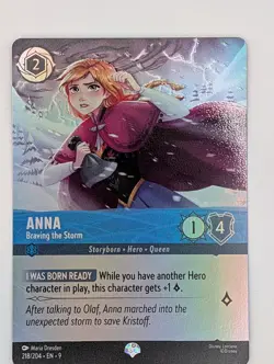 Anna - Braving the Storm - (Epic) Foil 218/204 Fabled Disney Lorcana - Image 1