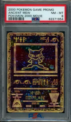 2000 Pokemon Game Promo Ancient Mew Pokemon 2000 Movie PSA 8 NM-MT 2 - Image 1