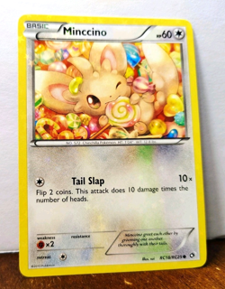 POKEMON MINCCINO RC18/RC25 LEGENDARY TREASURES RADIANT COLLECTION LP - Image 1