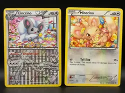 Minccino RC18/RC25 Cinccino RC19/RC25 Legendary Treasures: Radiant Collection LP - Image 1