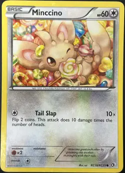 Minccino RC18/RC25 Legendary Treasures Radiant Collection Pokemon Card VLP/NM - Image 1