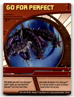 Bakugan Card - Go For Perfect (Hydranoid) - Ability - Battle Brawlers - Image 1
