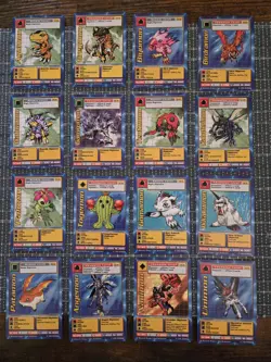 Vintage Digimon Battle Series 1 Cards Complete Starter Deck Set Saberleomon ++ - Image 1