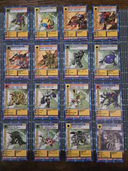 Vintage Digimon Battle Series 1 Cards Complete Starter Deck Set Saberleomon ++ - Image 2