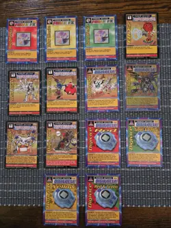 Vintage Digimon Battle Series 1 Cards Complete Starter Deck Set Saberleomon ++ - Image 4