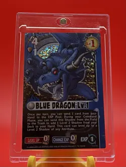 Blue Dragon Lv 1 Shonen Jump Promo Role Playing Card Game Konami TCG Holo Foil - Image 1