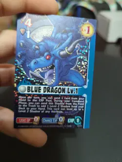 Blue Dragon Lv 1 Shonen Jump Promo Role Playing Card Game Konami TCG Holo Foil - Image 1