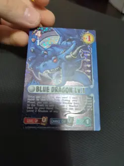 Blue Dragon Lv 1 Shonen Jump Promo Role Playing Card Game Konami TCG Holo Foil - Image 2