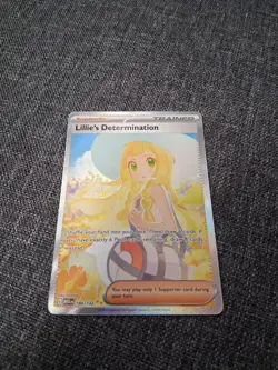 Lillie's Determination 184/132 Mega Evolution Pokemon Card SAR TCG - Image 3