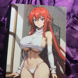 RIAS GREMORY HIGH SCHOOL DxD Halloween Goddess Girl Waifu Card White 1 - Image 2