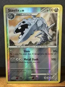 Pokemon Card - Steelix 38/130 - Diamond and Pearl - Reverse Holo - LP - Image 1
