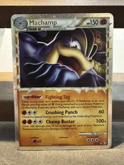 Pokemon Card - Machamp 85/102 - HS Triumphant - Holo - LP - Image 1