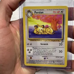 Pokemon BASE SET 2 Card 56/130 Persian Vintage Vtg NM/MT Never Played Nintendo - Image 1