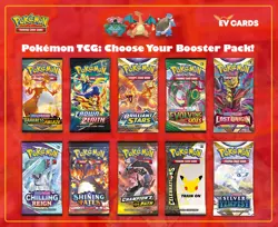 Pokemon TCG - Choose Your Booster Pack | Sealed Pokemon Packs, Wide Selection - Image 1