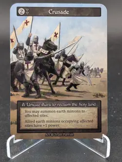 Crusade - Sorcery Contested Realm - Alpha - NM+ non-foil - Image 1