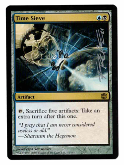 Time Sieve Alara Reborn Signed by artist Franz Vohwinkel! - Image 1