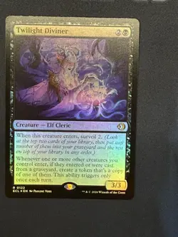 DDcards 🇨🇦 Mtg Magic The Gathering Lorwyn Eclipse Foil Twilight Diviner - Image 1