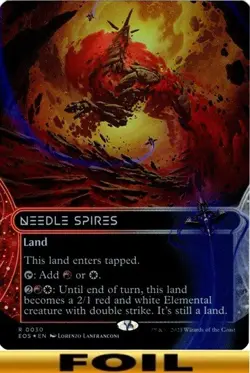 Needle Spires ** FOIL BORDERLESS ** #30 - EOS: Stellar Sights - NM MTG - Image 1