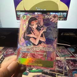 Nico Robin (Alt Art) EB03-055 SR ONE PIECE Heroines Edition Japanese Near Mint - Image 1