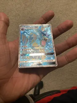 Pokemon Gyarados GX TCG Full Art Holo Card Crimson Invasion 101/111 HP - Image 4
