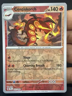 Centiskorch 037/162 Reverse holo - LP - NM - Pokemon TCG Card - Image 1