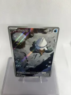 Pokemon TCG Snover 140/132 Mega Evolution Illustration Rare Mint Condition - Image 2
