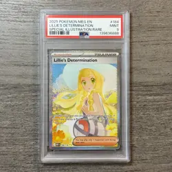 Lillie's Determination Special Illustration PSA 9 | 2025 Pokemon Mega Evolution - Image 1