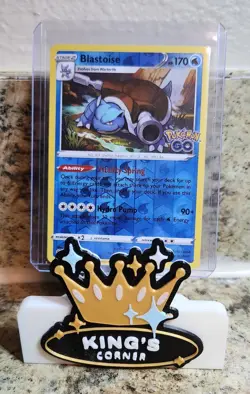 Pokemon 3 Card Pokemon GO Reverse Holo Lot Venusaur/Charizard/Blastoise N/M - Image 5
