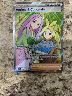 Anthea and Concordia 254/217 Ascended Heroes Pokemon TCG Full Art Trainer - Image 1