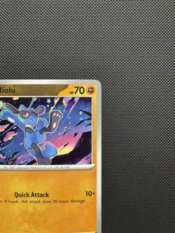 Pokemon TCG Riolu 050/131 (Master Ball Pattern) SV: Prismatic Evolutions NM - Image 3