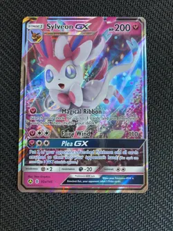 Pokemon TCG Sylveon GX 92a/145 Alt Art Promo Guardians Rising Sun & Moon - Image 1