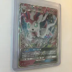 Pokemon TCG Sylveon GX 92a/145 Alt Art Promo Guardians Rising Sun and Moon - Image 1