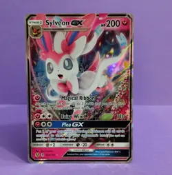 Pokemon TCG Sylveon GX 92a/145 Alt Art Promo Guardians Rising Sun and Moon - Image 1