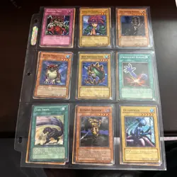 Vintage Yu-Gi-Oh Tcg Card Lot Of 216+ Vintage Cards Check Photos For Conditions - Image 1