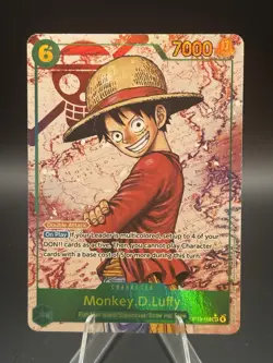 Monkey D. Luffy OP13-118 SEC (Alt Art) - Carrying On His Will English Parallel - Image 1