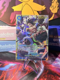One Piece OP11-118 Monkey D. Luffy SEC OP11: A Fist of Divine Speed Foil ENG NM - Image 1